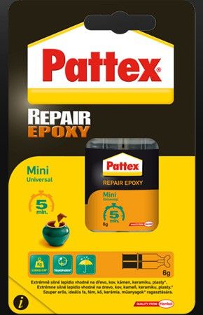 Liim Pattex Repair Universal Epoxy, 6 ml, kahekomponentne