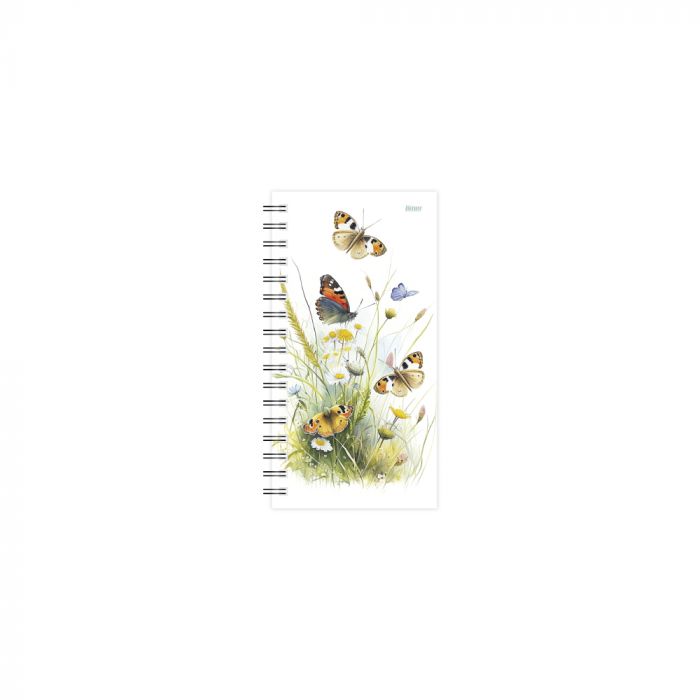 Mid-Notebook Spiral Design Week H Bliss, spiral binding, printed design covers
