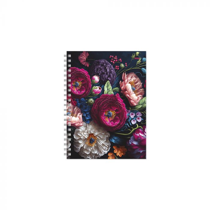 Book calendar Chancellor Spiral Design  Week Sunflower, spiral binding, padded covers, weekly content