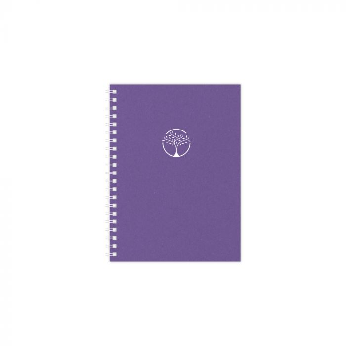 Book calendar CHANCELLOR Spiral Cardboard, Week purple, cardboard covers, spiral binding, weekly content