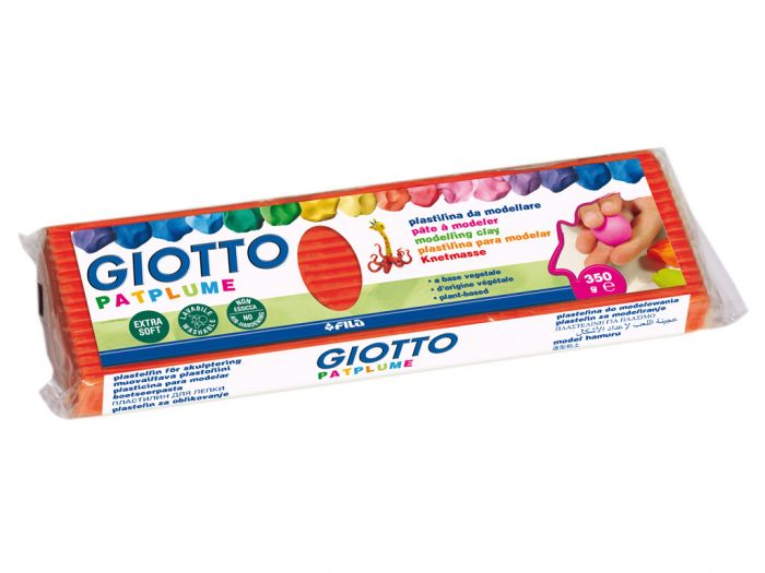 Plastiliin punane 350g patplume Giotto