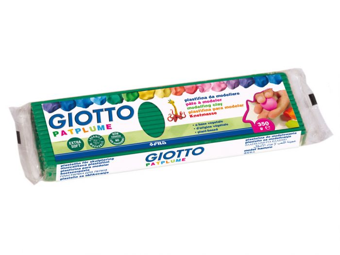 Plasticine green 350g Platplume Giotto