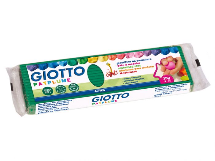 Plasticine green 350g Platplume Giotto