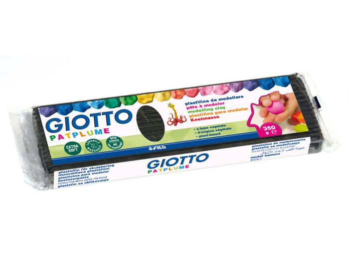 Plasticine black 350g Platplume Giotto