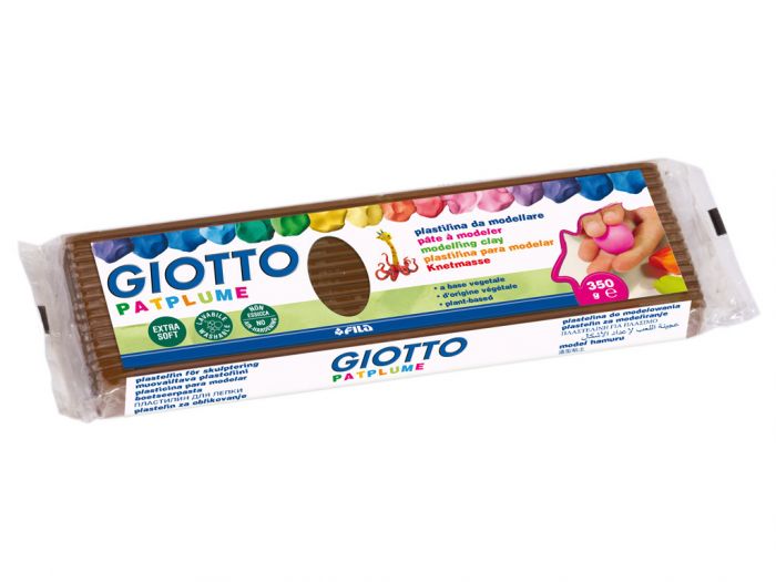 Plasticine brown 350g Patplume Giotto