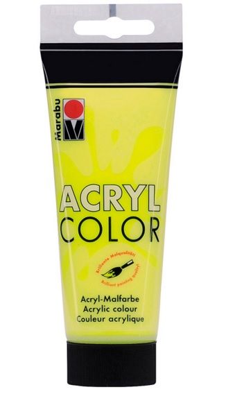 Acrylic paint Marabu 100ml 019 yellow