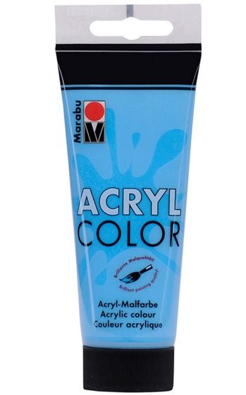 Acrylic paint Marabu 100ml 056 cyan
