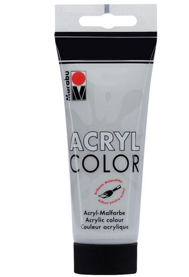 Acrylic paint Marabu 100ml 082 silver