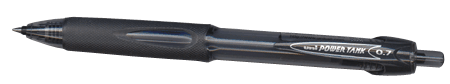 Ballpoint pen Uni PowerTank SN227, 0.7mm, black, with switch (weatherproof)