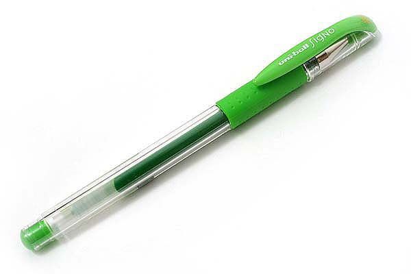 Gel pen Uni Signo DX UM-151 green 0.38mm