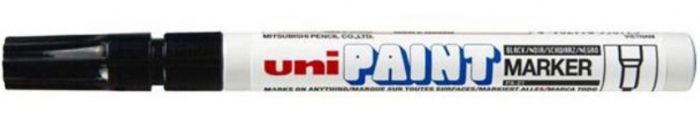 Marker Uni PX21 Paint, must  1,2mm veekindel