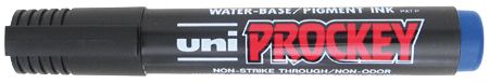 Marker UNI PM126 sinine,veekindel, lõigatud otsaga 5,7mm