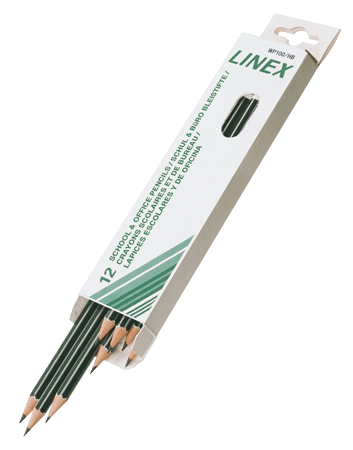 LINEX CLASSIC PENCIL WP100 HB 12 PCS.