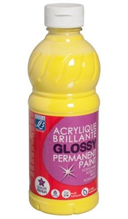 Akrüülvärv 500ml 153 primary yellow Glossy C&Co