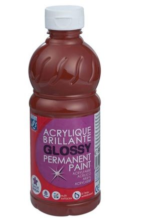 Akrüülvärv 500ml 481 burnt sienna Glossy C&Co