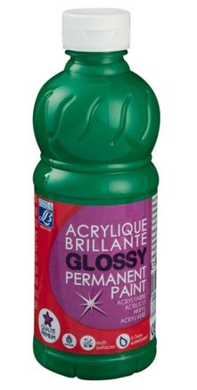 Acrylic paint 500ml 558 bright green Glossy C & Co