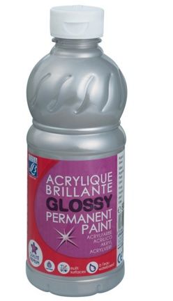 Akrüülvärv 500ml 710 silver Glossy C&Co