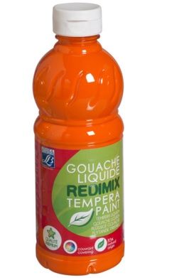 Guash 500ml 201 orange -orange Redimix
