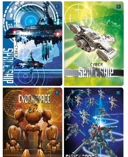 School notebook 165x208 12 pages, 23 lines, Space assorted Interdruk