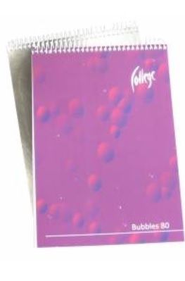 Notebook College Supreme A6/80 sheets, 5x5 square, spiral on the short side, MIX