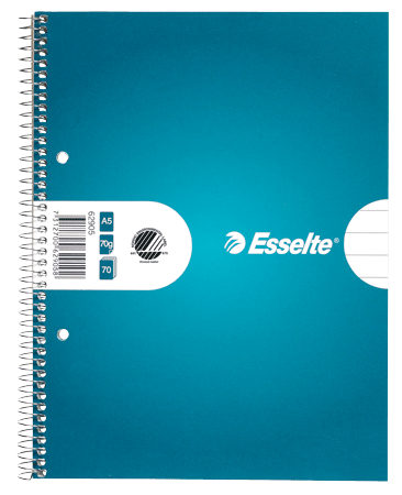 College Pad A5 70l. line, spiral binding, piercing Esselte