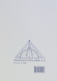 Drawing block A4 15sh. 250gm2