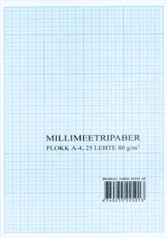 Millimeter paper A3, 20sh/block, glued