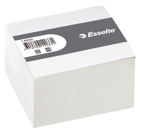 Pad-cube 10x10cm 500 sheets white Esselte