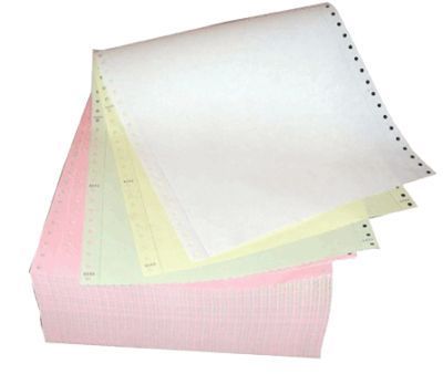 Printer paper perforated 240 (15/210/15) mm x 12´´, w / o 2x 900 copies, Tehnoinform