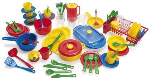 Game tableware set Plasto, 72-piece, 3+