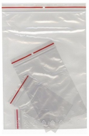 Kilekott minigrip 190x250mm 50mic, laiema sulguriga 100tk/pk