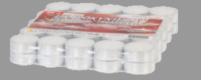 Teeküünal 50tk/pk (4 h põlemisaeg)