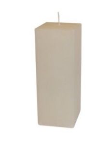 Candlestick 62x62x100 Patina white