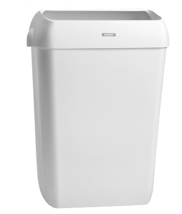 Prügikast Katrin Inclusive 50l, valge (kaasas kruvid seinale kinnituseks)