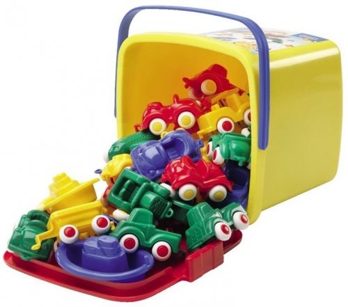 Toy vehicle set, 30 vehicles, small, 1+