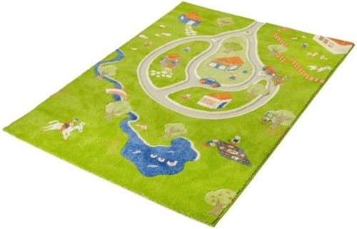 Toy carpet Farm, 3D pattern, 134 x 180 cm