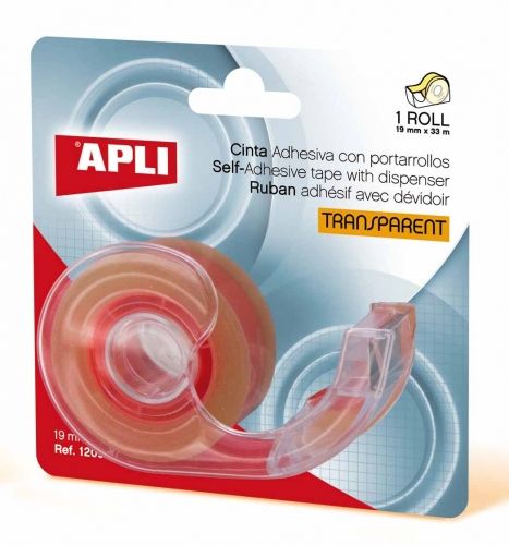 Roll holder HOME with transparent adhesive tape 19 mm x 33 m