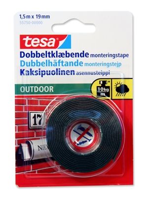 Double-sided tape Tesa outdoor 1.5mx19mm
