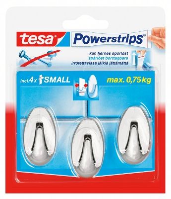 Mini-nagi Tesa OVAL kroom 3 tk