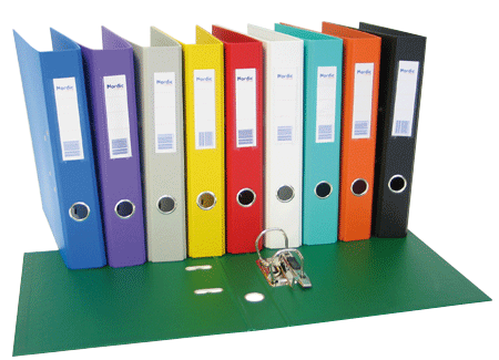 Registraator A4 50mm must Nordic Office PP