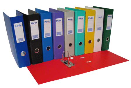 Lever Arch File A4 70mm dark blue Nordic Office PP