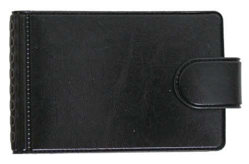 Card holder for 24 cards, black, Prolexplast