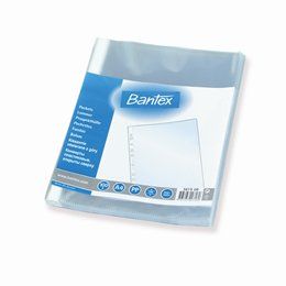 BANTEX POCKET WITH OPENING AT THE TOP 0,04 MM 100 PCS., TRANSPARANT