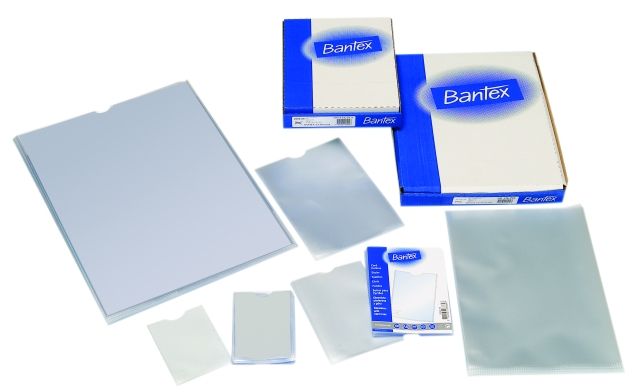 BANTEX CARD HOLDERS A5 0,12 MM, TRANSPARANT