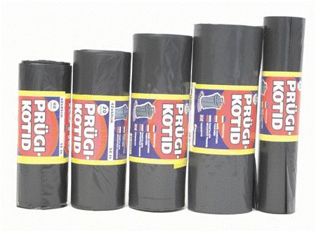 Garbage bag 30l black LD (55 * 65cm), 30 my, 25pcs / roll