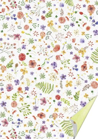 Käsitöökartong 50x70cm 300g Lilled, Heyda