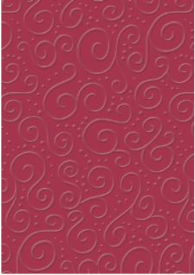 Embossewd Card 50x70cm Milano ruby