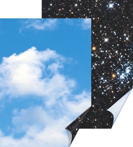 Motifed card 50x70cm 300g Sky/Stars