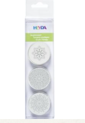 Tempel -akrüül, 3-ne komplekt Crystals 1, Heyda