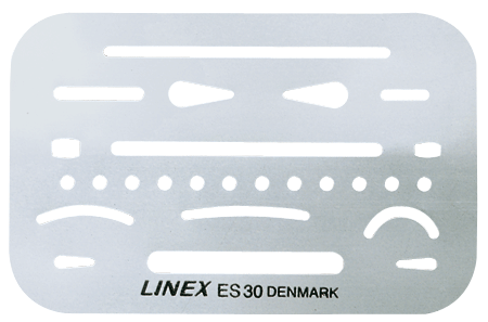LINEX ES-30 ERASING SHIELD